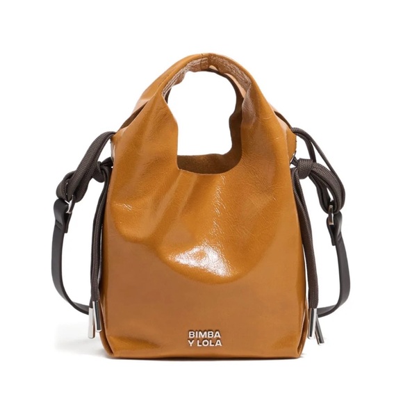 Bimba Y Lola Handbags - Bimba y Lola Paper leather mini tote bag